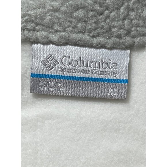 Columbia NWT Women's Long Sleeve Cropped Fleece Pullover, XL, Gray/White - Picture 12 of 16